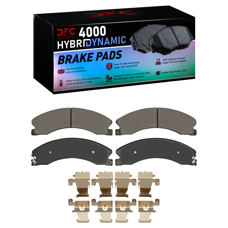 DFC 09-24 Chevrolet Express 3500 Rear/Front 4000 HybriDynamic Brake Pads and Hardware Kit