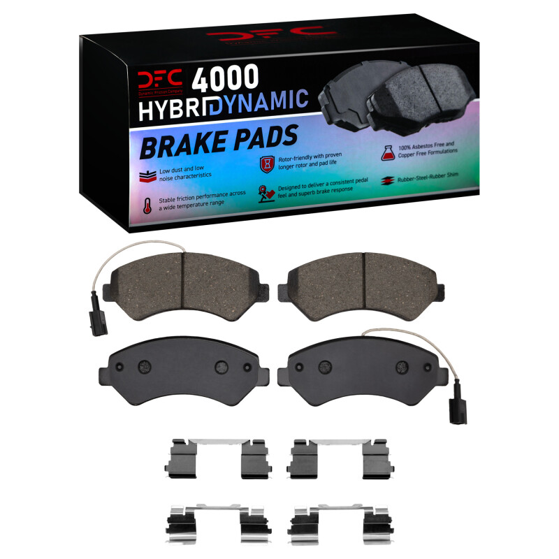DFC 14-22 Ram ProMaster 1500 Front 4000 HybriDynamic Brake Pads and Hardware Kit