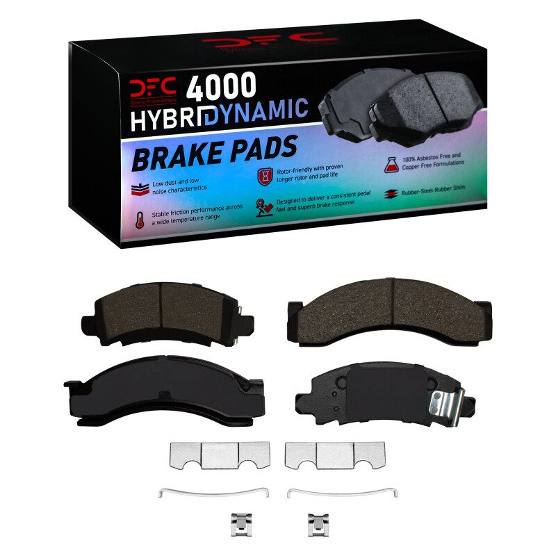 DFC 71-05 Chevrolet K30 Rear/Front 4000 HybriDynamic Brake Pads and Hardware Kit