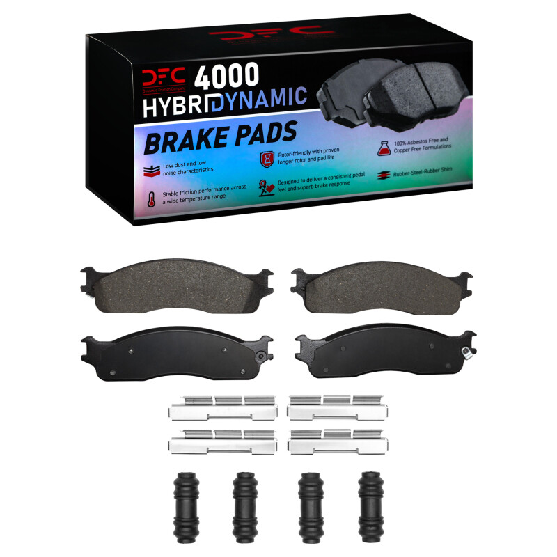 DFC 03-08 Dodge Ram 4000 (Mexico) Front 4000 HybriDynamic Brake Pads and Hardware Kit