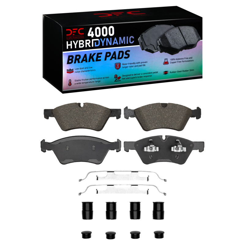 DFC 05-12 Mercedes-Benz ML350 Front 4000 HybriDynamic Brake Pads and Hardware Kit