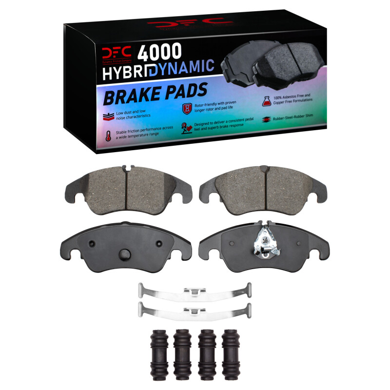 DFC 09-17 Audi Q5 (Mexico) Front 4000 HybriDynamic Brake Pads and Hardware Kit