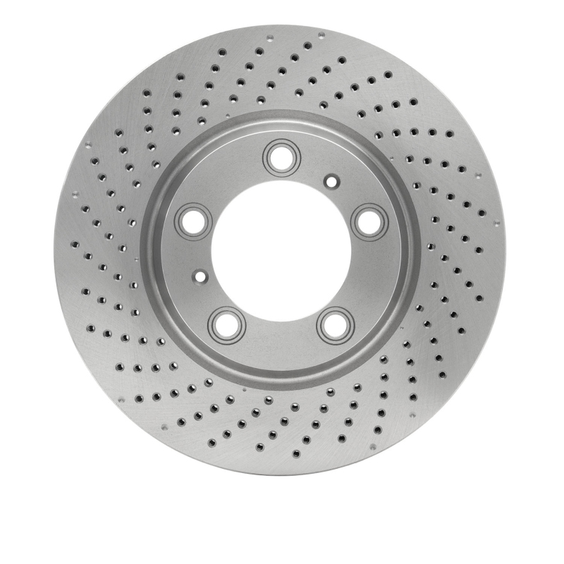 DFC 99-23 Porsche 718 Cayman Left Front Drilled Brake Rotor