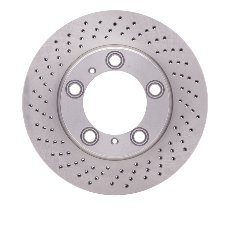 DFC 05-08 Porsche Cayman Left Front Drilled Brake Rotor