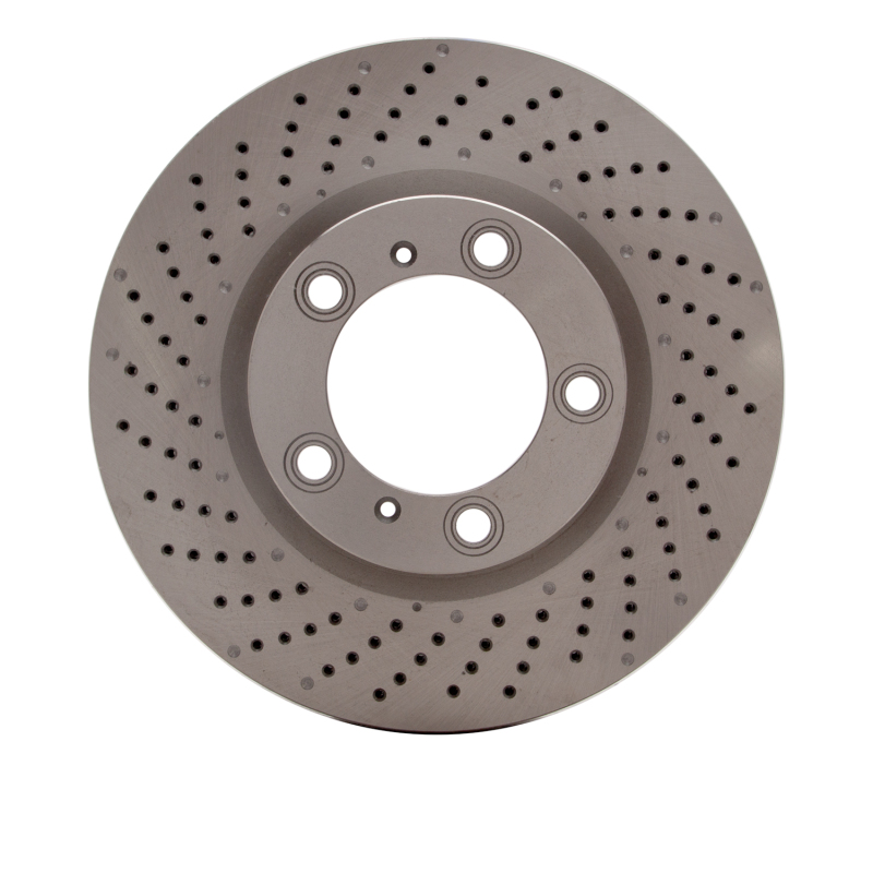 DFC 09-23 Porsche 718 Boxster Left Front Drilled Brake Rotor