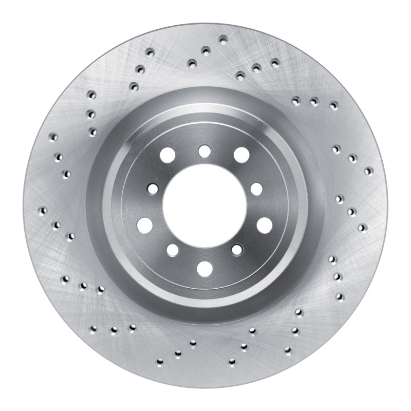DFC 08-13 BMW M3 Left Front Drilled Brake Rotor
