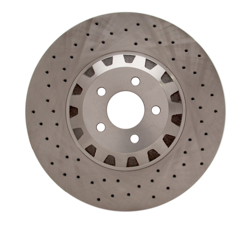 DFC 16-18 Ford Mustang Right Front Drilled Brake Rotor