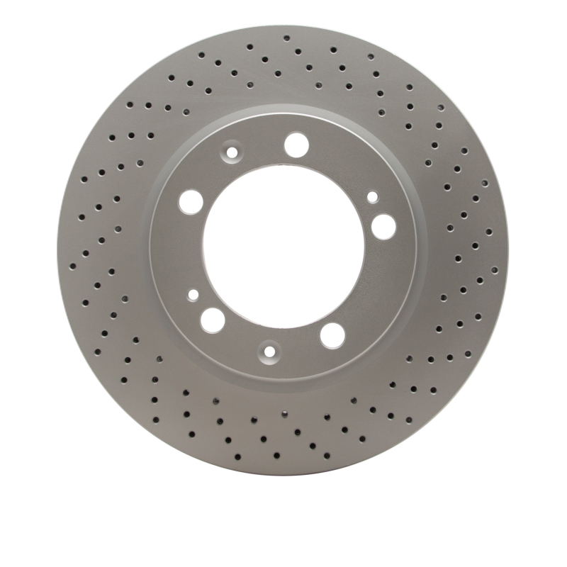 DFC 94-98 Porsche 911 Right Front Drilled GeoSPEC Coated Rotor