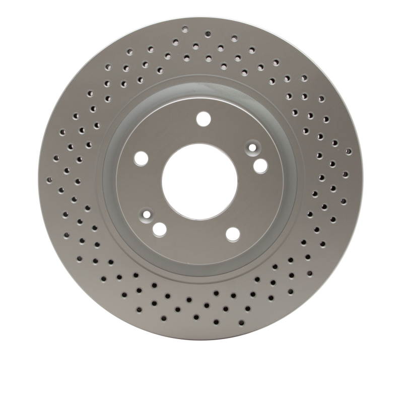 DFC 07-08 Hyundai Tiburon Front Drilled GeoSPEC Coated Rotor