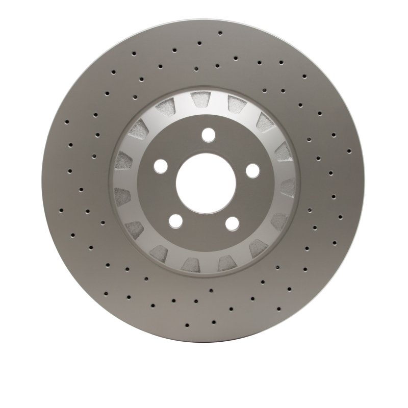 DFC 16-18 Ford Mustang Right Front Drilled GeoSPEC Coated Rotor