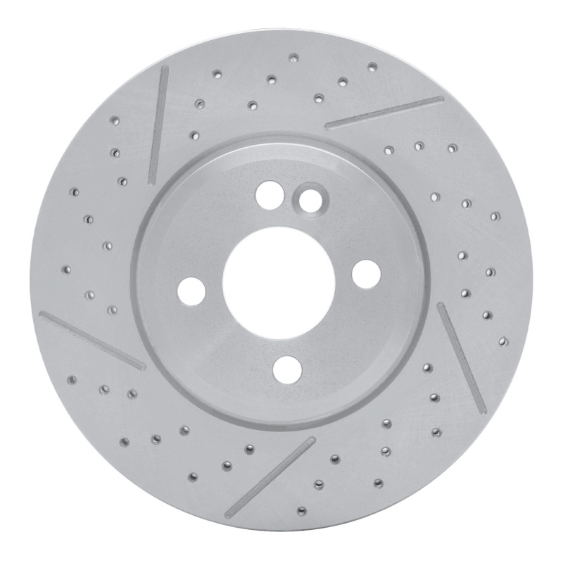 DFC 07-15 Mini Cooper Clubman Front Drilled Brake Rotor and Slotted