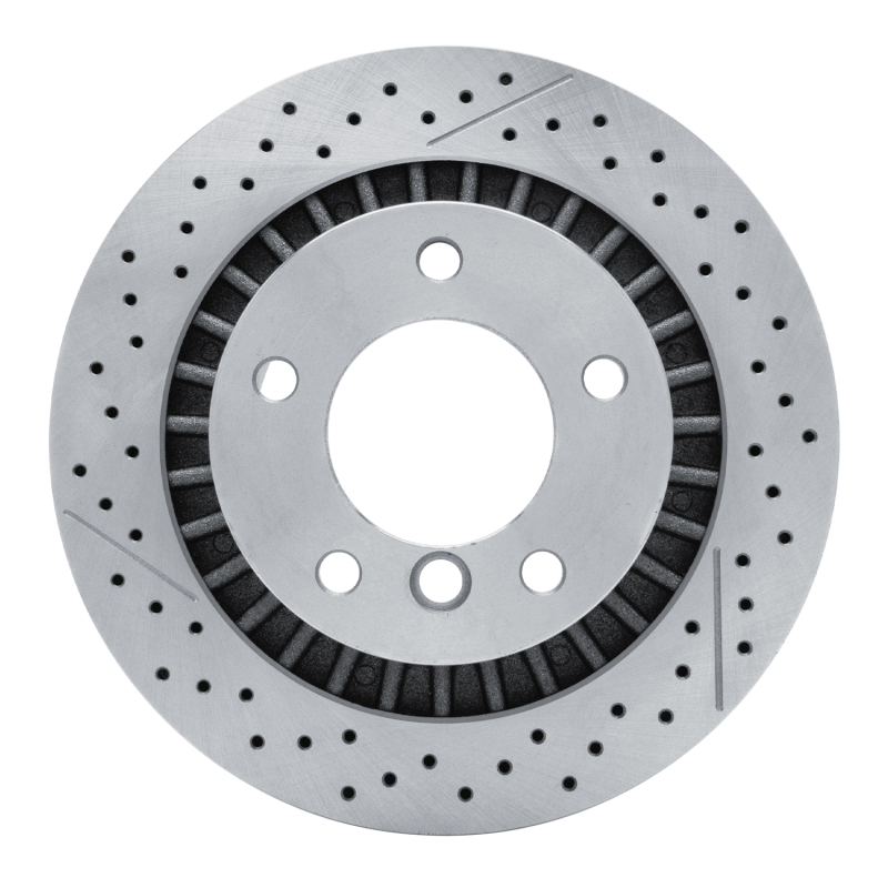 DFC 13-18 Mercedes-Benz G63 AMG Rear Drilled Brake Rotor and Slotted
