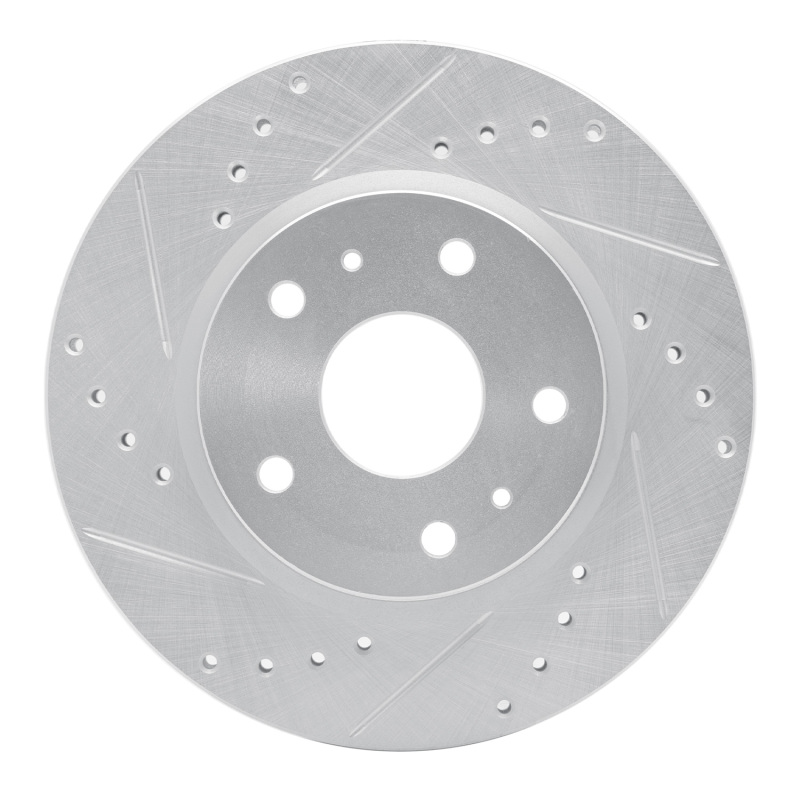 DFC 07-19 Suzuki SX4 S-Cross (Mexico) Front Left Drilled & Slotted Silver Brake Rotor