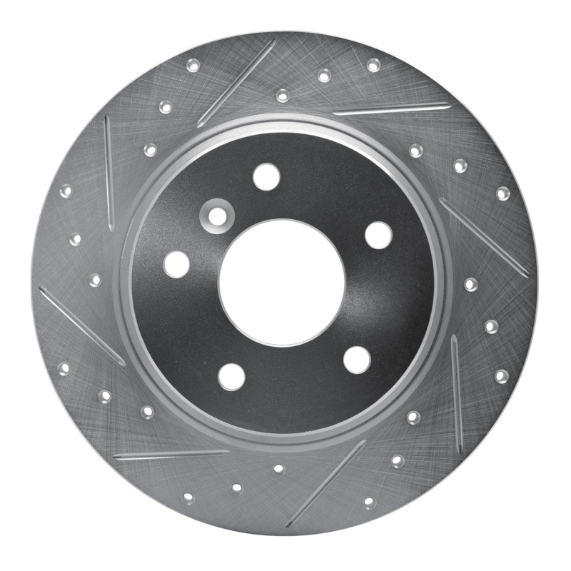 DFC 94-04 Land Rover Range Rover Rear Left Drilled & Slotted Silver Brake Rotor