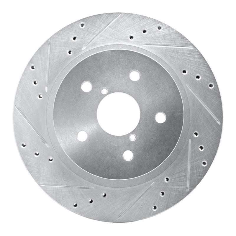 DFC 15-25 Subaru WRX Rear Left Drilled & Slotted Silver Brake Rotor