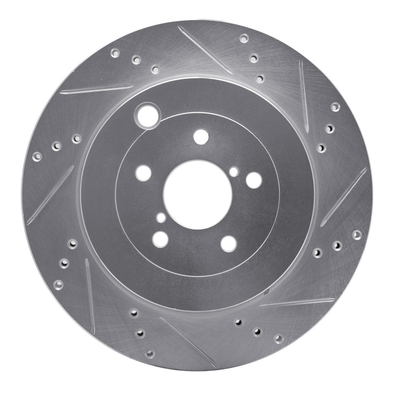 DFC 17-25 Subaru BRZ Rear Right Drilled & Slotted Silver Brake Rotor