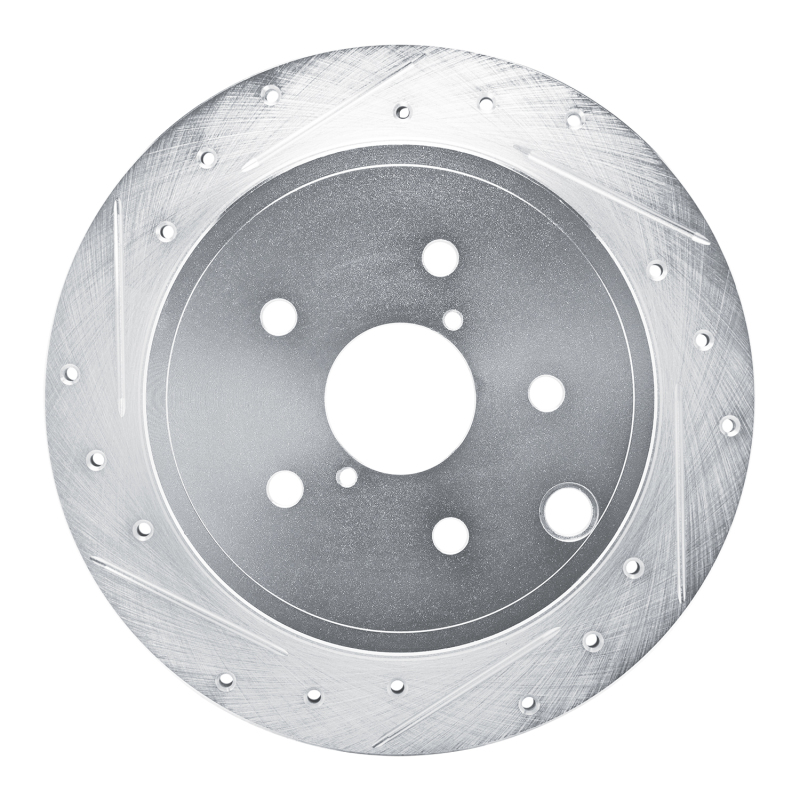 DFC 22-25 Subaru WRX Rear Left Drilled & Slotted Silver Brake Rotor
