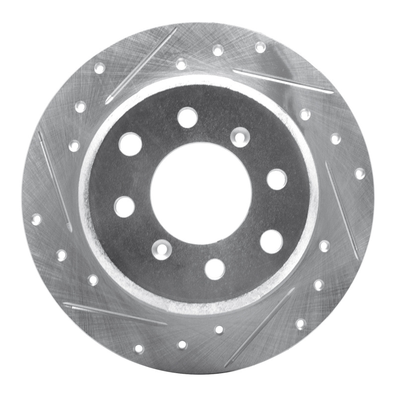 DFC 64-94 Alfa Romeo GIULIA Rear Left Drilled & Slotted Silver Brake Rotor