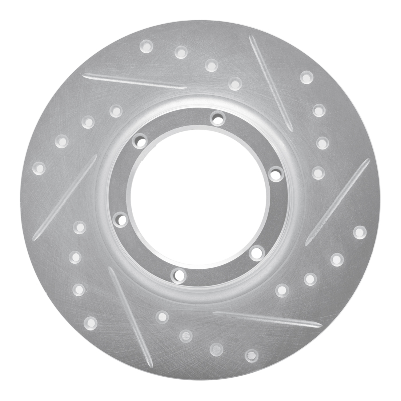 DFC 71-83 Renault R5 Front Right/Rear Right Drilled & Slotted Silver Brake Rotor
