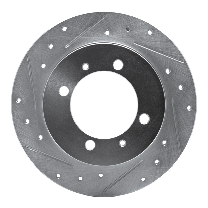 DFC 00-07 Mitsubishi Space Star (Mexico) Rear Left Drilled & Slotted Silver Brake Rotor