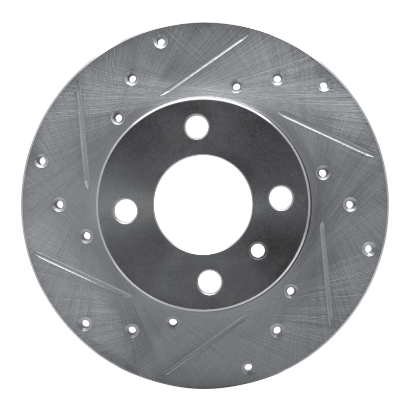 DFC 77-83 BMW 320I (USA/Canada) Front Left Drilled & Slotted Silver Brake Rotor