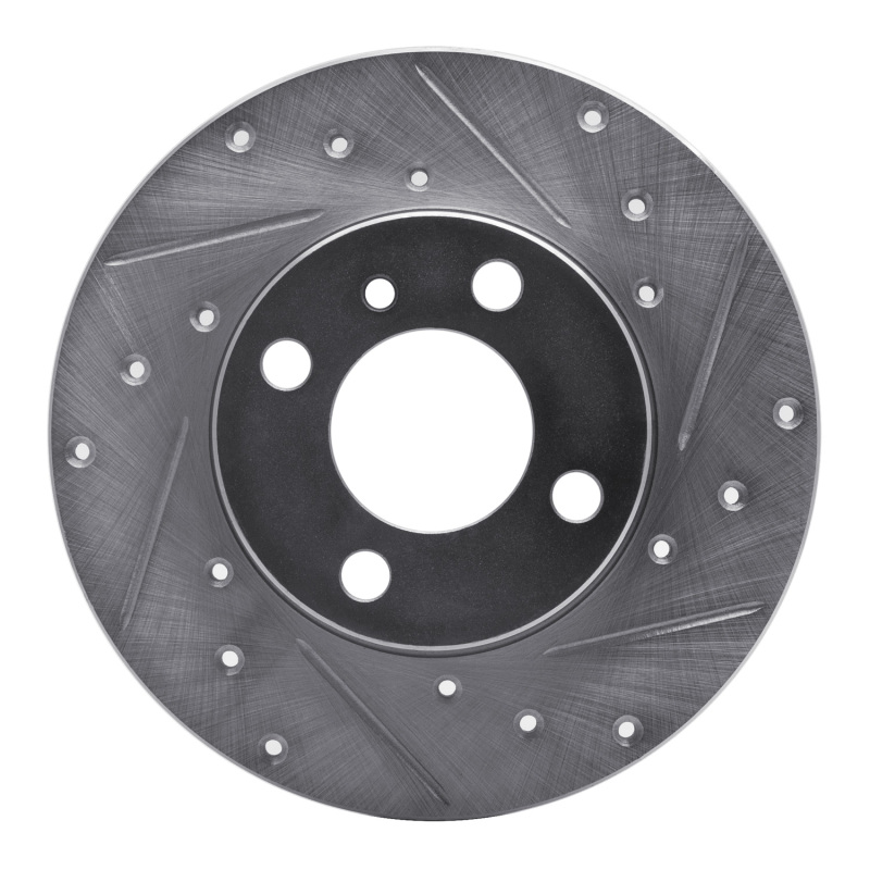 DFC 77-83 BMW 320I (USA/Canada) Front Right Drilled & Slotted Silver Brake Rotor
