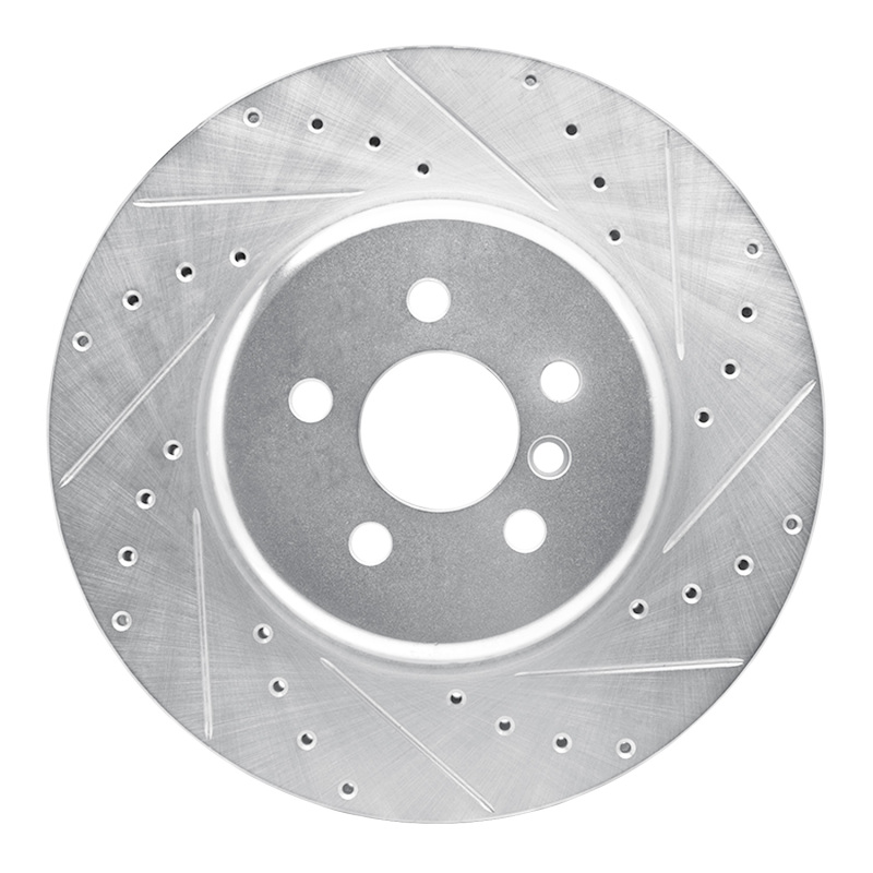 DFC 17-25 BMW 330i Front Right Drilled & Slotted Silver Brake Rotor