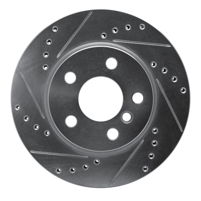 DFC 14-24 Mini Cooper (Excl Clubman) Front Left Drilled & Slotted Silver Brake Rotor