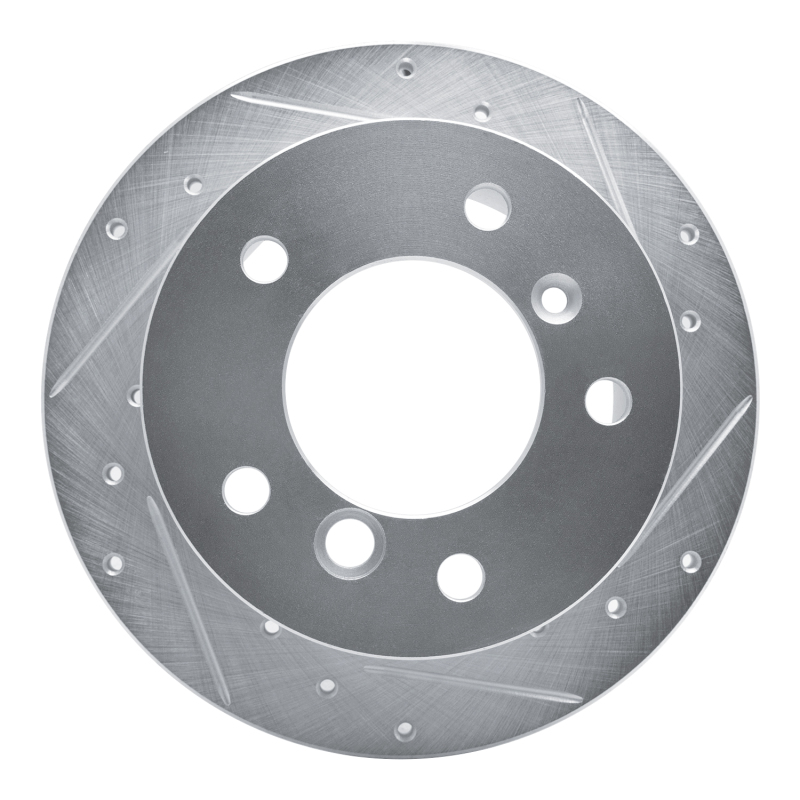DFC 02-18 Dodge Sprinter 3500 Rear Right Drilled & Slotted Silver Brake Rotor