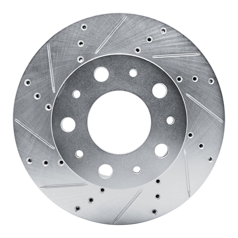 DFC 14-25 Ram ProMaster 2500 Front Left Drilled & Slotted Silver Brake Rotor