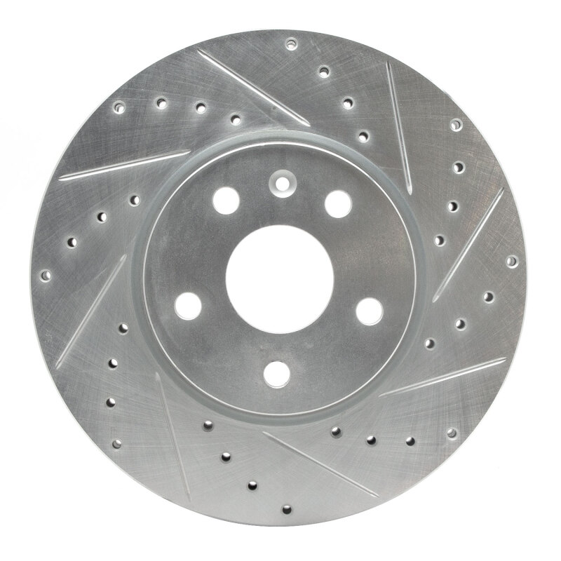 DFC 10-25 Buick Regal Front Right Drilled & Slotted Silver Brake Rotor