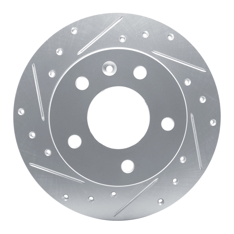 DFC 20-25 Buick Encore GX Rear Left Drilled & Slotted Silver Brake Rotor