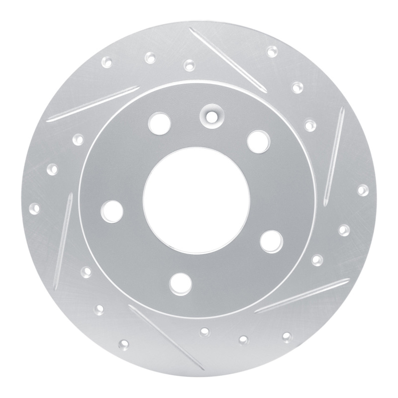 DFC 20-25 Buick Encore GX Rear Right Drilled & Slotted Silver Brake Rotor