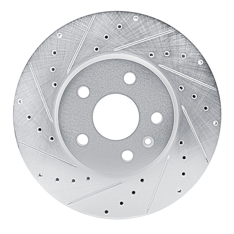 DFC 19-25 Buick Envision Front Left Drilled & Slotted Silver Brake Rotor