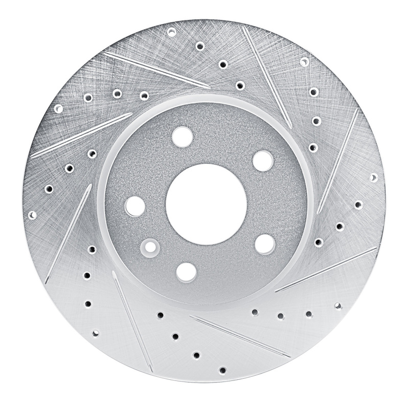 DFC 19-25 Buick Envision Front Right Drilled & Slotted Silver Brake Rotor