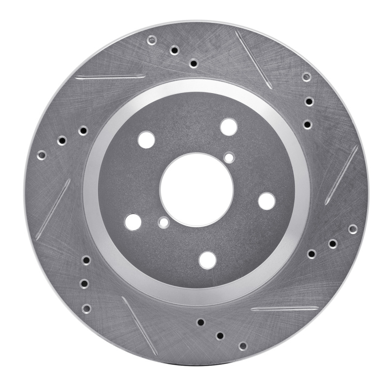 DFC 19-25 Subaru Forester Rear Right Drilled & Slotted Silver Brake Rotor