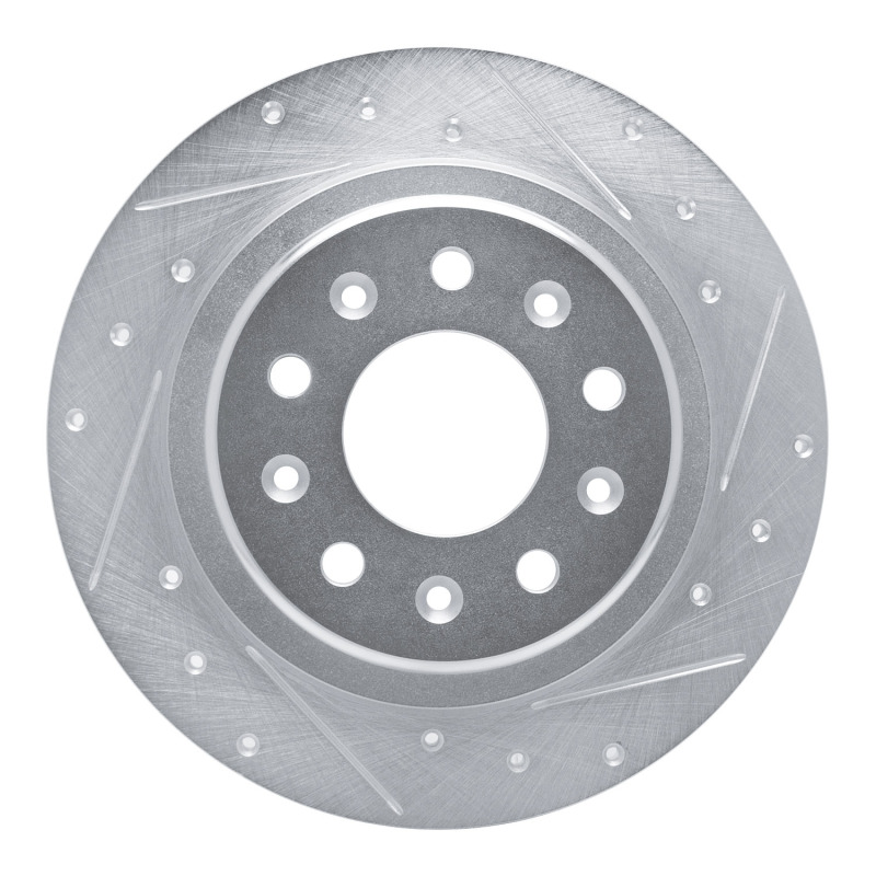 DFC 16-25 Buick Envista Rear Right Drilled & Slotted Silver Brake Rotor