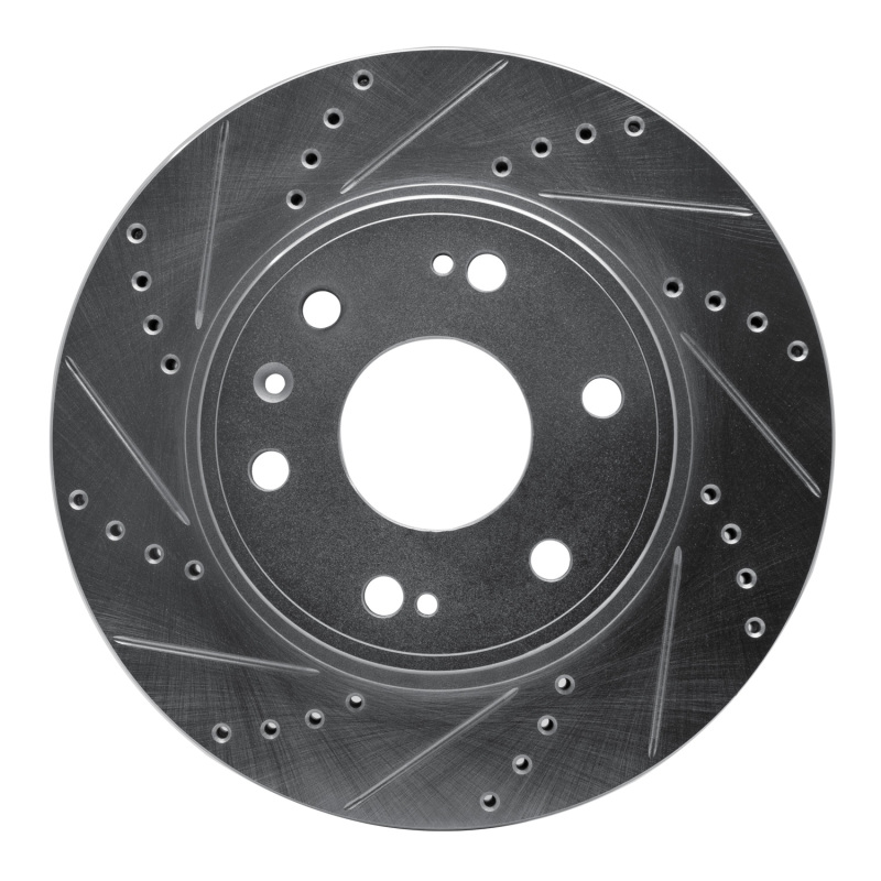 DFC 09-20 Chevrolet Tahoe Front Left Drilled & Slotted Silver Brake Rotor