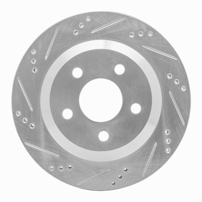 DFC 98-02 Chevrolet Camaro Rear Left Drilled & Slotted Silver Brake Rotor