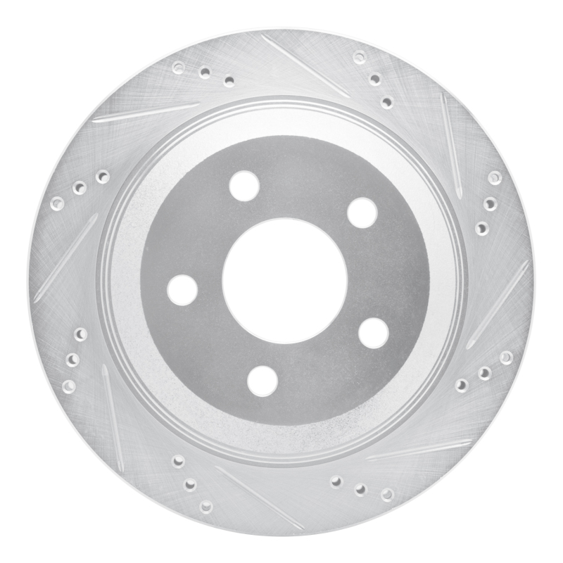 DFC 98-02 Chevrolet Camaro Rear Right Drilled & Slotted Silver Brake Rotor