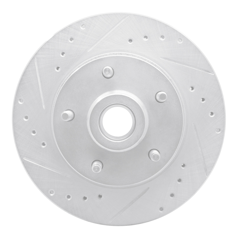 DFC 73-73 Ford Thunderbird Front Left Drilled & Slotted Silver Brake Rotor