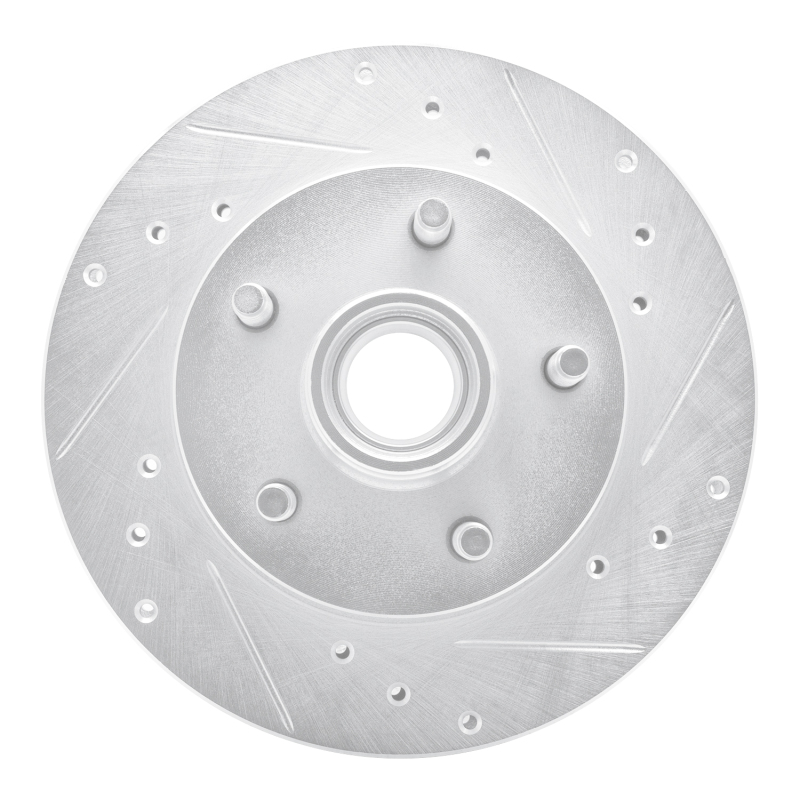 DFC 95-97 Ford Ranger (USA/Canada) Front Right Drilled & Slotted Silver Brake Rotor