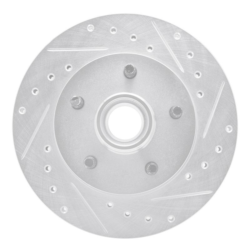 DFC 95-97 Ford Ranger (USA/Canada) Front Right Drilled & Slotted Silver Brake Rotor