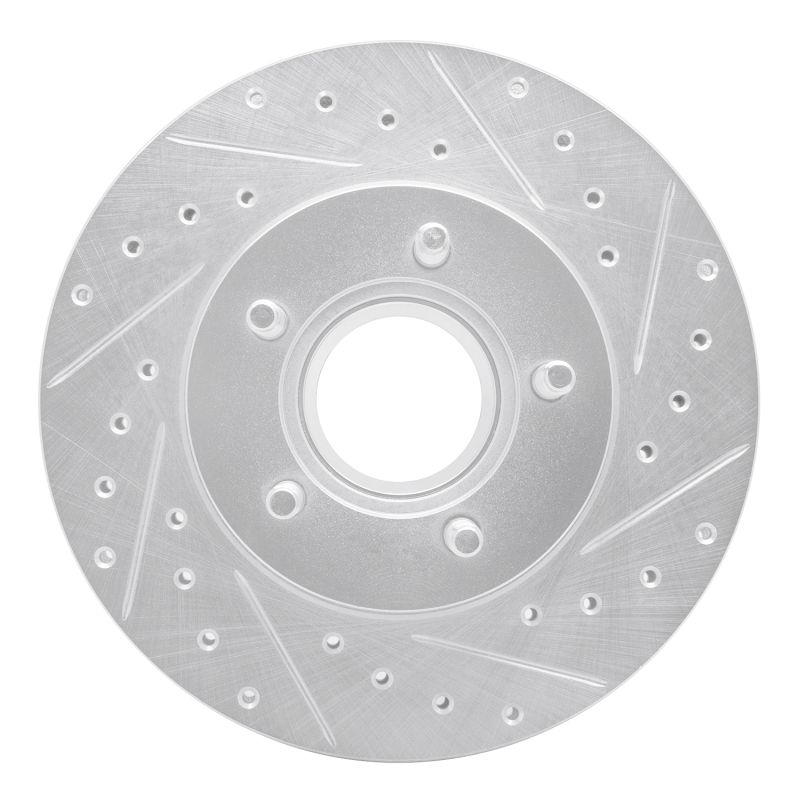DFC 95-97 Ford Ranger (USA/Canada) Front Right Drilled & Slotted Silver Brake Rotor