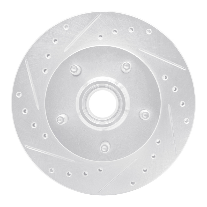 DFC 98-02 Ford Ranger (USA/Canada) Front Left Drilled & Slotted Silver Brake Rotor