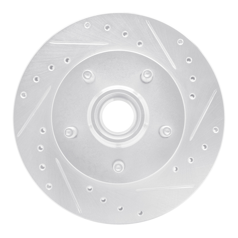 DFC 98-02 Ford Ranger (USA/Canada) Front Right Drilled & Slotted Silver Brake Rotor