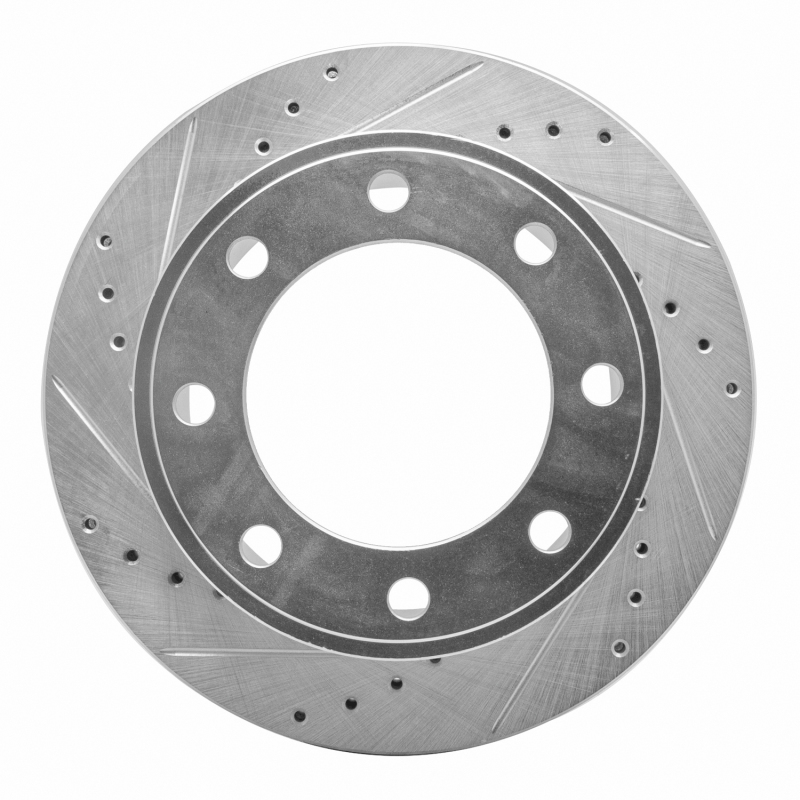 DFC 05-12 Ford F-250 4WD (Super Duty) Rear Left Drilled & Slotted Silver Brake Rotor