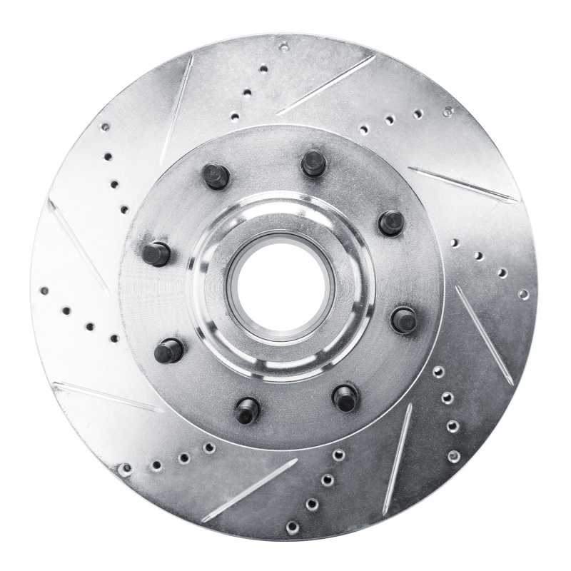 DFC 11-25 Ford F-250 2WD (Super Duty) Front Left Drilled & Slotted Silver Brake Rotor