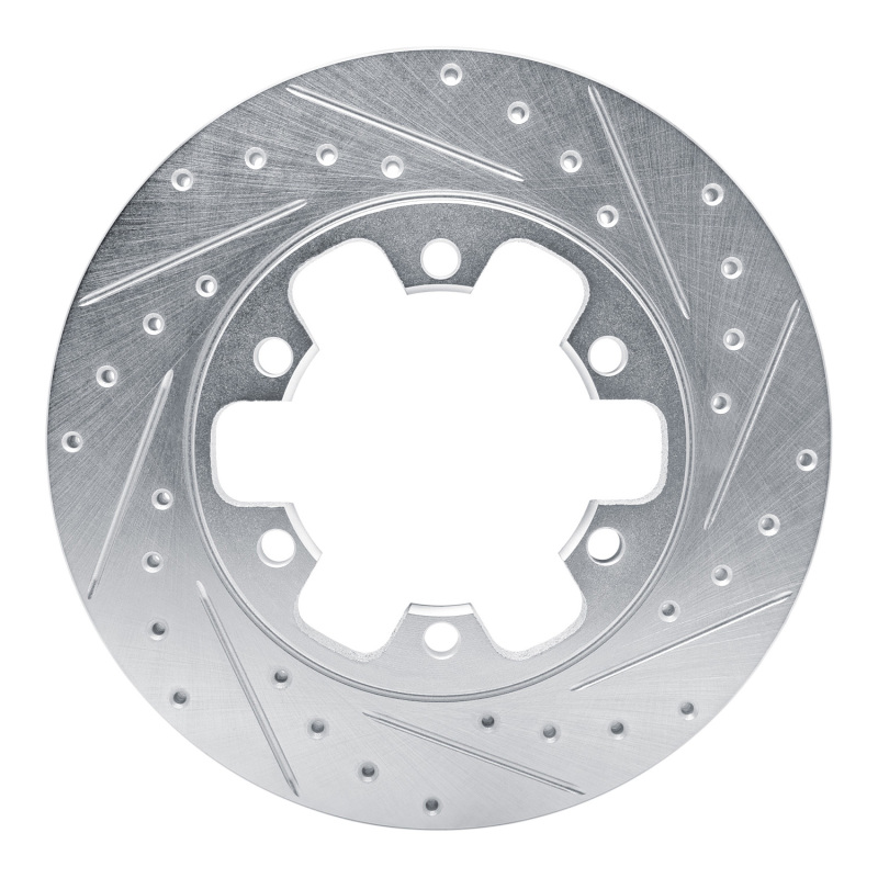 DFC 15-25 Ford Transit-150 Rear Right Drilled & Slotted Silver Brake Rotor