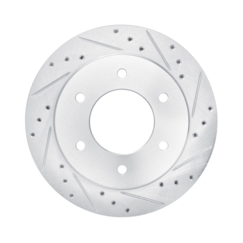 DFC 19-25 Ford Ranger (USA/Canada) Rear Right Drilled & Slotted Silver Brake Rotor
